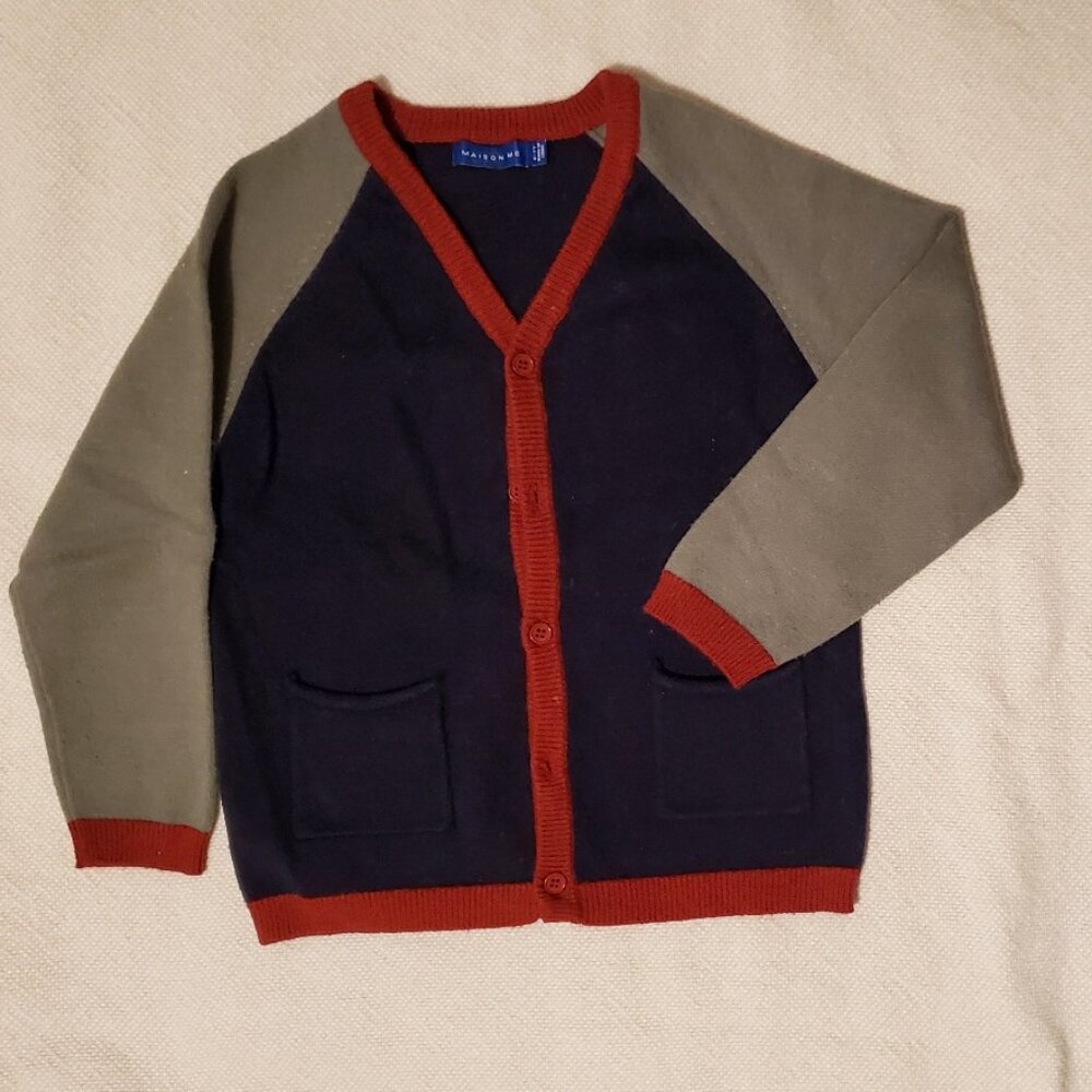 Button down sweater by Maison Me size 6y